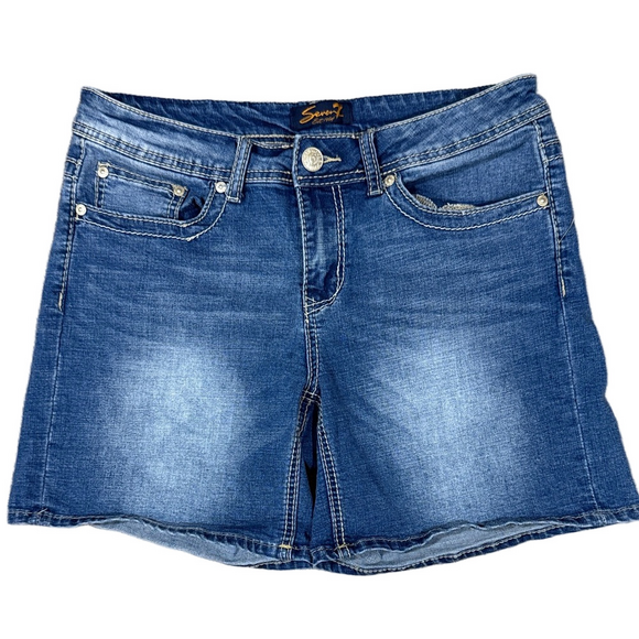 Seven7 Pants - Seven7 Women's Blue Jean Shorts